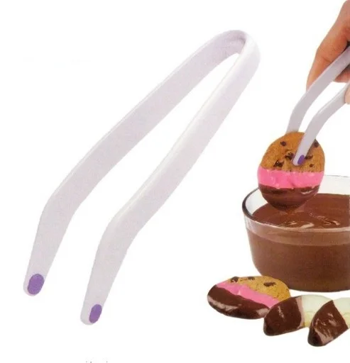 

Free Shipping Anti-static Elbow Plastic Tweezers Cake Mold Sugarcraft Tools for Kitchen Bakeware Decoration and Basic Tool A1091