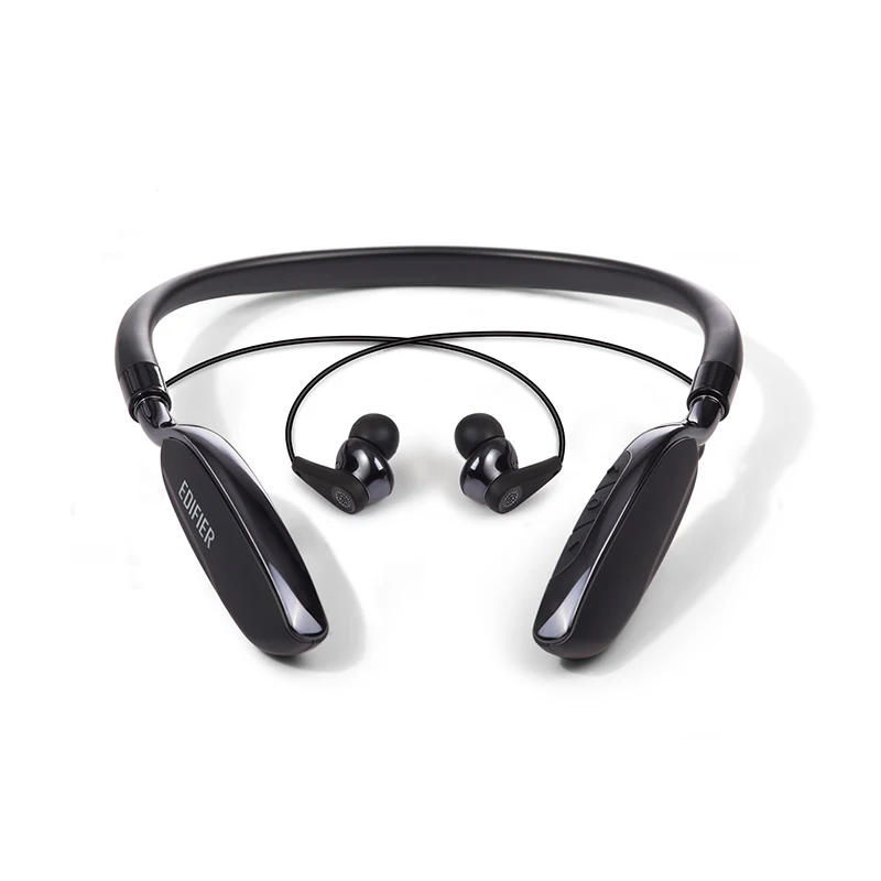 Беспроводная Bluetooth гарнитура EDIFIER W360BT с шейным ободом круглым вырезом спортивные