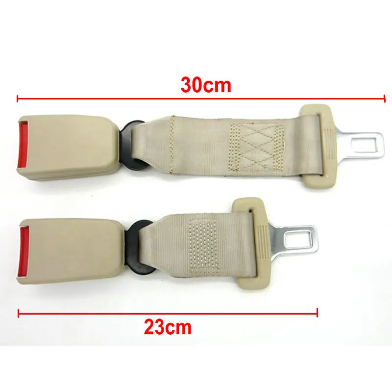 Rallonge de ceinture de sécurité de voiture en métal, clip de ceinture  automatique, extension environnementale pour la sécurité des voitures,  noir, beige, largeur de languette de 24.5mm - AliExpress