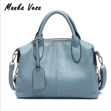 2017 Famosa Marca de Cuero Nuevo Diseño de Alta Calidad Mujeres de Boston Del Bolso Femenino de Las Mujeres Bolso Crossbody Negro Ladies Tote