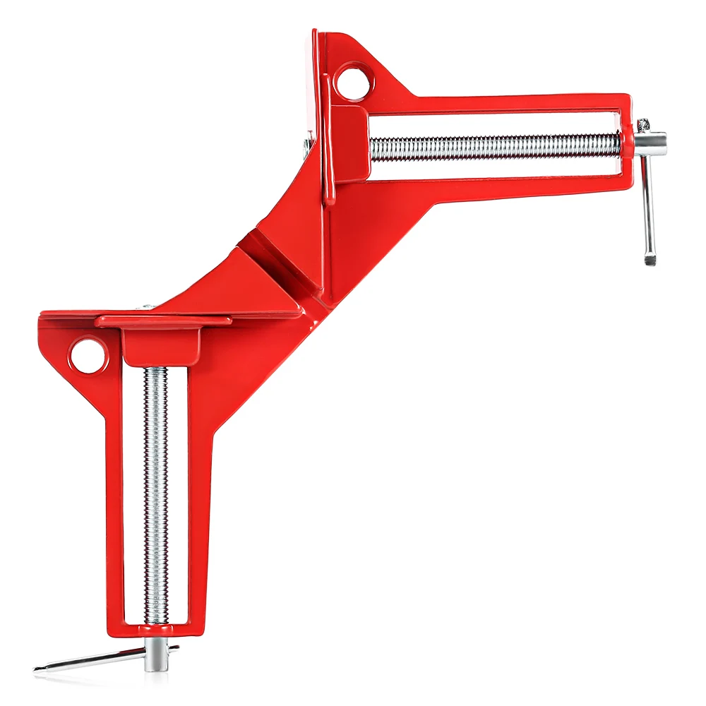 4pcs Reinforced 90 Degree Right Angle Clamp Corner Clamps For Aquarium Fishtank Glass Wood Picture Holder Woodworking Tool
