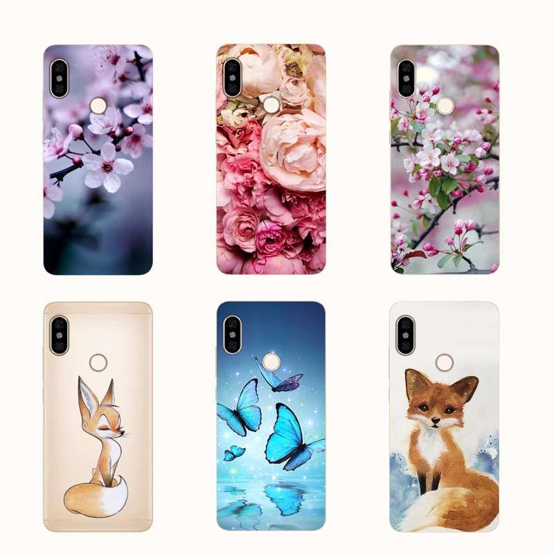 Soft TPU Xiaomi Redmi Note 5 Cases Silicon Cover Case Bumper redmi 5Pro Mobile Phone 5.99 64GB | Мобильные телефоны и