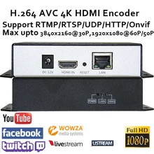 Eszym H.264 4K HDMI видео кодек для потоковая трансляция в прямом эфире поддержка RTMP RTSP/RTP/UDP/HTTP