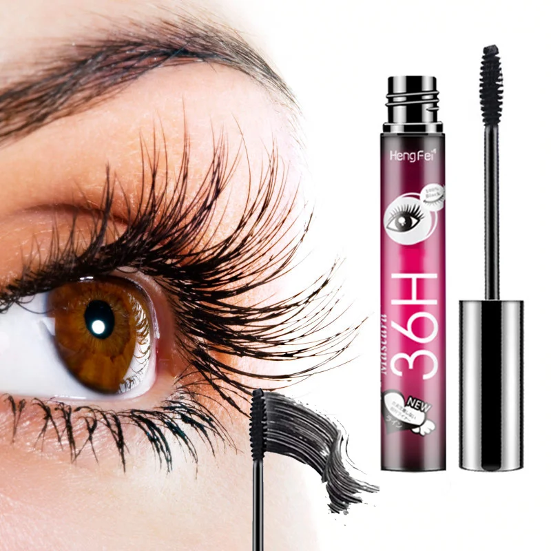 

4D Smudge-proof Mascara Waterproof Eyelash Fiber Black Ink Curling Eye Lash lengthening Makeup Extension Volume Mascara