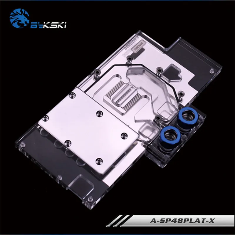 Bykski полный охват GPU водный блок для Sapphire NITRO RX480/Dataland RX480 видеокарта A-SP48PLAT-X
