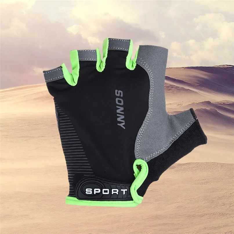 Cycling Bike Half Finger Gloves Skidproof Breathable MTB Mountain Sweat Mesh Bicycle Gloves Men Women Sports Cycling Clothing #2 (27)