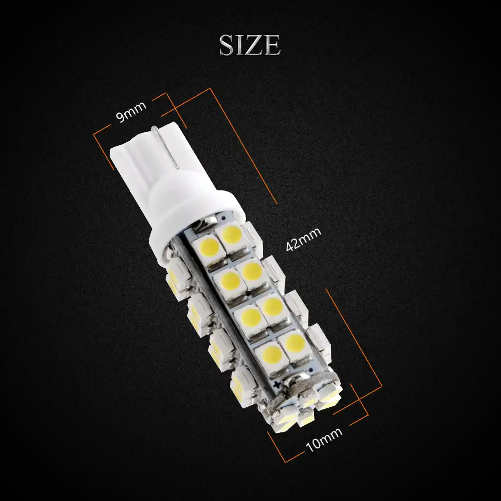 YM E Bright 2 шт T10 1210 38 SMD 194 168 W5W 12V DC автомобильные Внутренние светодиодные лампы
