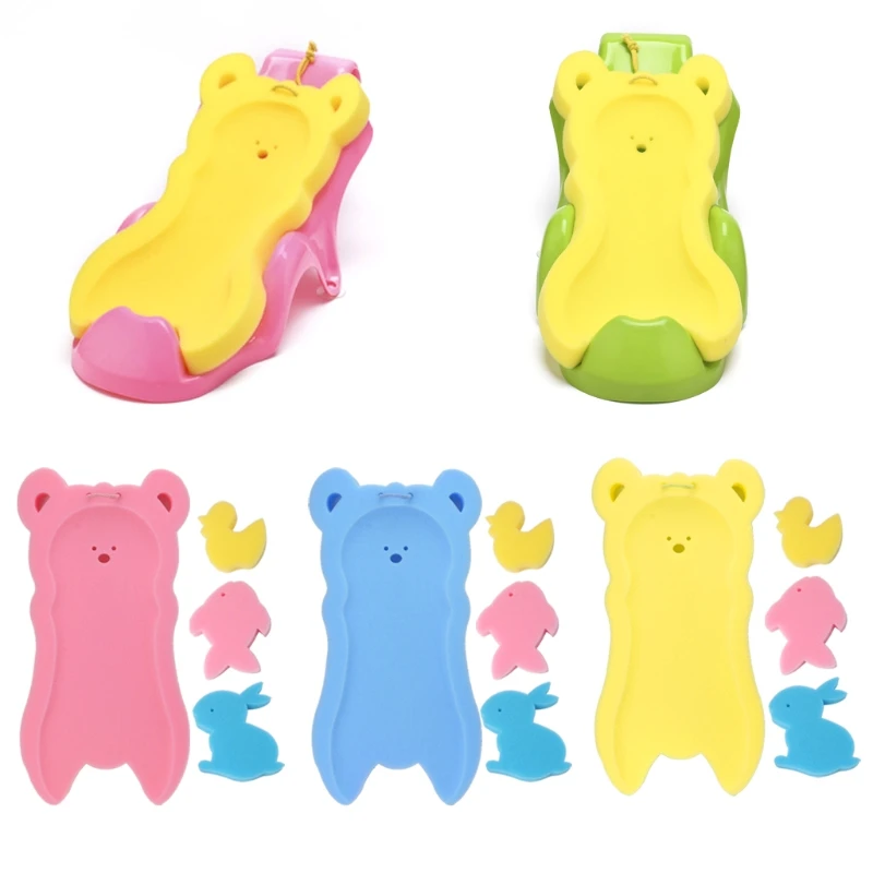 Newborn Anti slip Sponge Pad Baby Bath Tub Bathing Pad