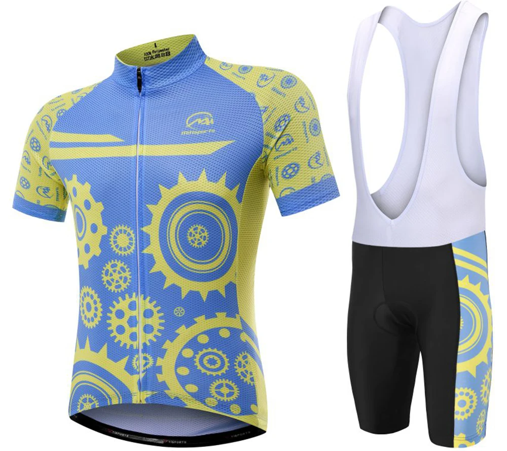 

MTSPS New 3D Cutting Cycling Jersey Breathable MTB Bicycle Clothing Men Bike Clothes Maillot Ciclismo Dry Fit Bike Jersey