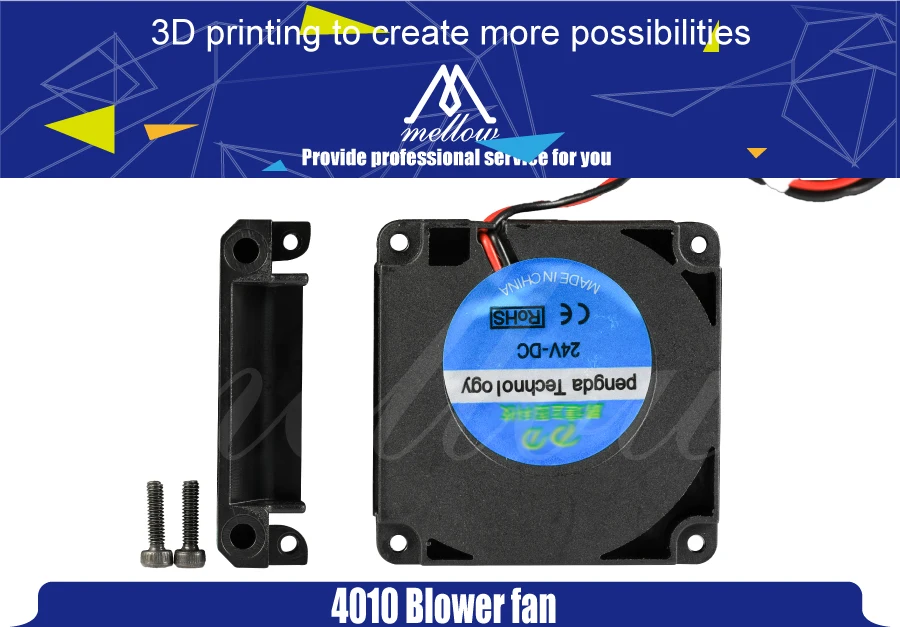 Мягкий 3D-принтеры комплект 12V 24V 40*10 мм 4010 гидравлический подшипник удар радиальный экструдер Вентилятор охлаждения Turbo Вентилятор для Creality CR10 Ender3