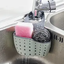 Portable Hanging Kitchen Sink Basket Drain Bath Storage Basket Bag Tools Adjustable Kitchen Sink Holder Home Cocina Accesories