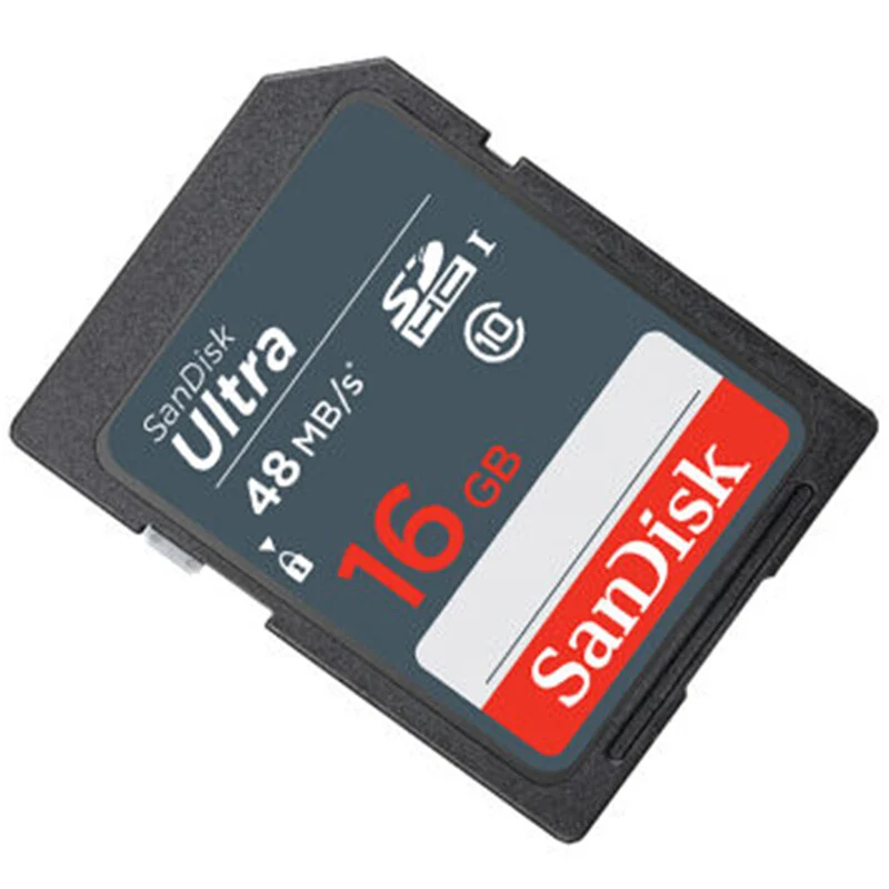 Карта памяти SanDisk 32 Гб 16 Гб Class10 64 Гб SDHC SDXC UHS-I Full HD видео 1080 P 48 МБ/с./с. Ультра SDUNB дропшиппинг SD для камера DLSR