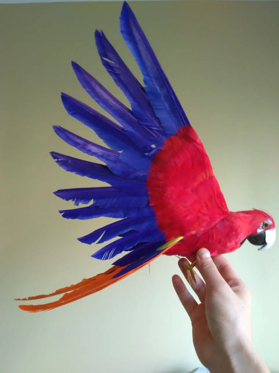 new simulation parrot model foam&feather wings bird doll about 55x40cm new simulation parrot model foam