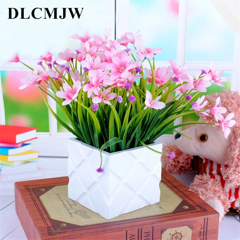 

Wholesale Artificial Plant Plastic Grass Decorative Plant Fake artificial grass For Party garden desktop decor arificial plant