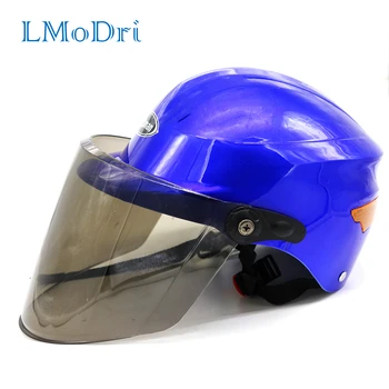 

LMoDri Motorcycle Helmet Scooter Open Face Half Baseball Cap Anti-UV Safety Hard Hat Motocross Helmet Multiple Color Protect