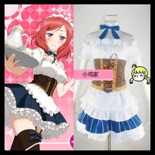 Amor Vivo Nishikino Maki Cosplay Mujeres Trajes de la Criada