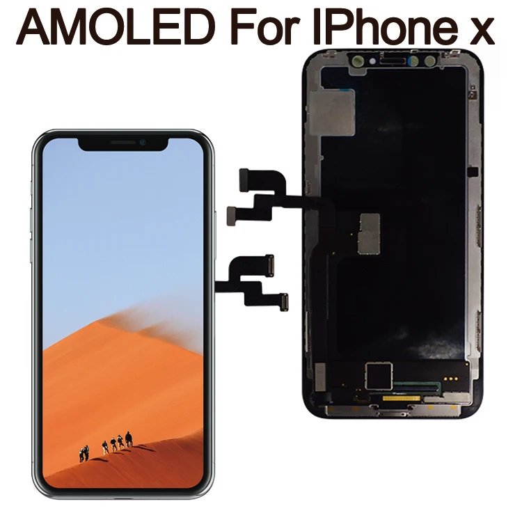 

Grade For iPhone X LCD Display For IPhone XS AMOLED OEM Touch Screen With Digitizer Replacement Assembly Parts Black