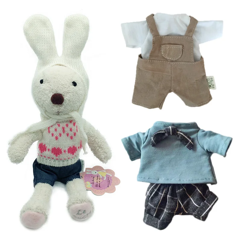 Милый кролик, плюшевые мягкие игрушки, куклы с сменной одеждой, мягкие игрушки для детей, девочек, детские игрушки, подарки на год - Цвет: Style 15