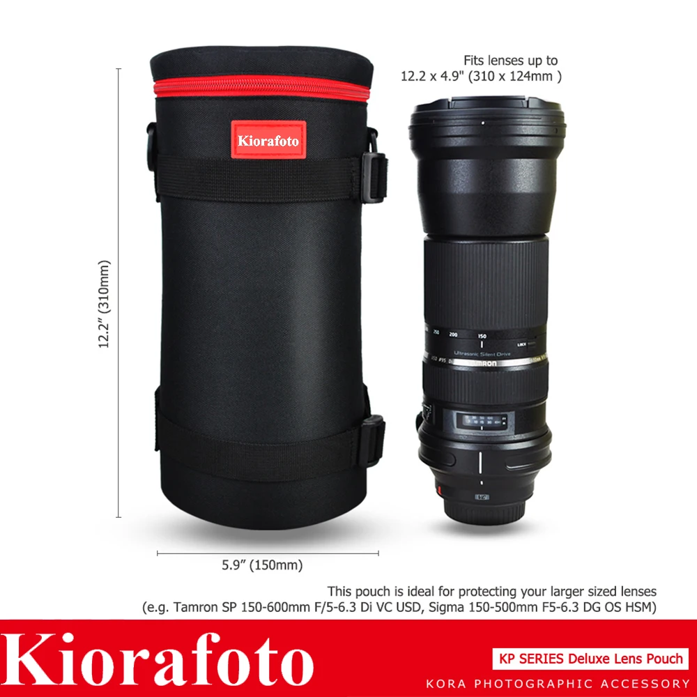 Kiorafoto Deluxe чехол для объектива водонепроницаемый чехол для камеры Canon Nikon sony Fuji Pentax Panasonic Leica JBL Xtreme сумка протектор