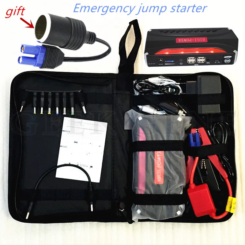 

2019 600A Starting Device Car Jump Starter 12V Power Bank Pack Portable Starter Charger for Car Battery Booster Buster Diesel