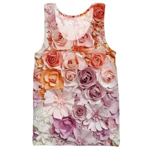 Цветочный Гавайский 3D печатных унисекс на бретелях для мужчин модные летние на бретелях выработать мужские женские Топы Холтер на бретелях