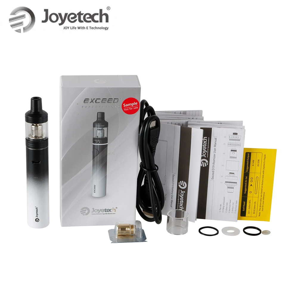 В наличии Оригинал Joyetech Exceed D19 комплект встроенный аккумулятор 1500 мАч 40 Вт мод
