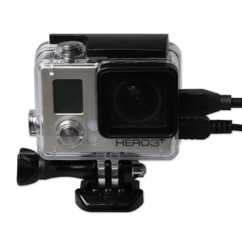 Защитный чехол с каркасом для Gopro hero 4 3+ аксессуары для камеры боковая открытая оболочка защитный чехол для Go Pro