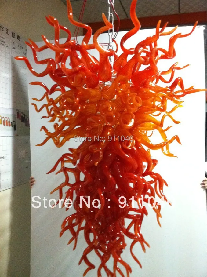 

Orange - Free Shipping Large Size Orange Colored Chandelier