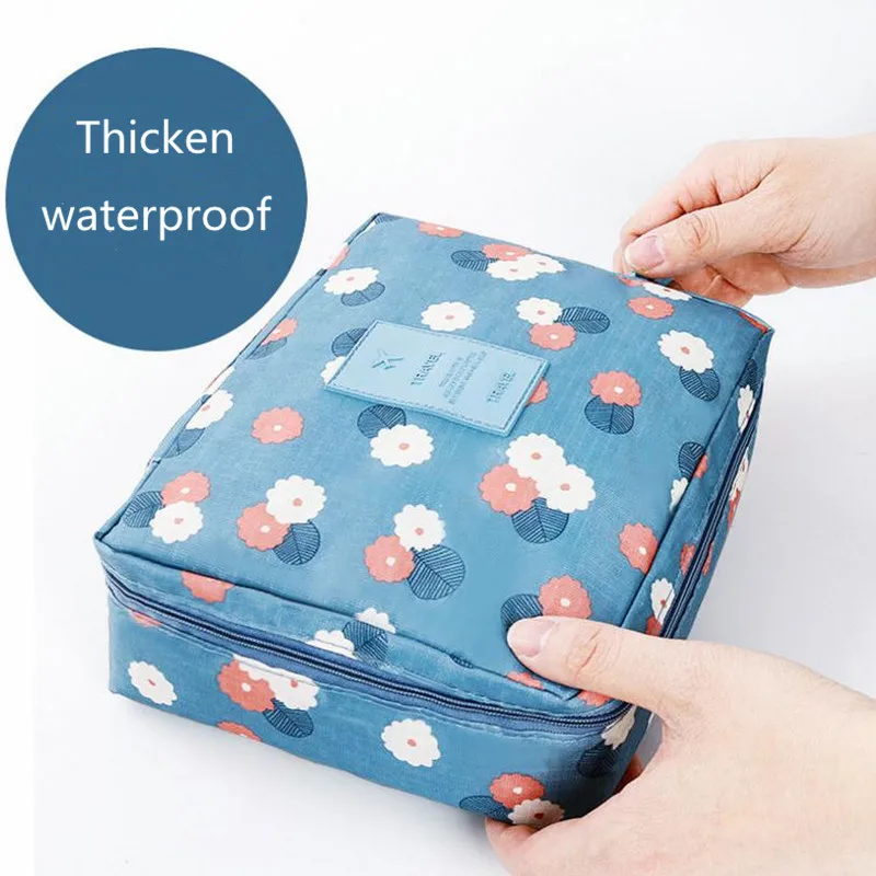 

Women's Travel Organization Beauty Cosmetic Make Up Big Capacity Storage Waterproof Lady Wash Bags Handbag Pouch Accessories