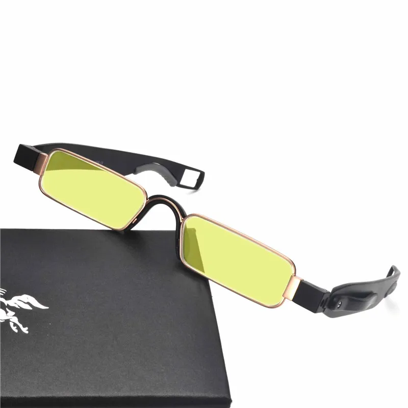 MINCL/Квадратные Солнцезащитные очки для женщин и мужчин в стиле панк, готика, декорированные очки, светоотражающие металлические прозрачные линзы, солнцезащитные очки LXL