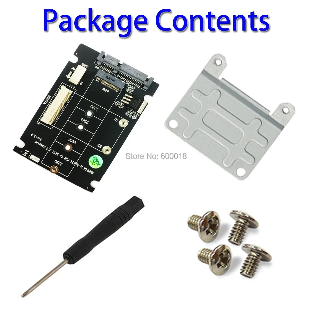 2 in 1 Combine Mini PCI-E M.2 NGFF & mSATA SSD To SATA 3.0 III Adapter SPNFMS-SA3 (5)