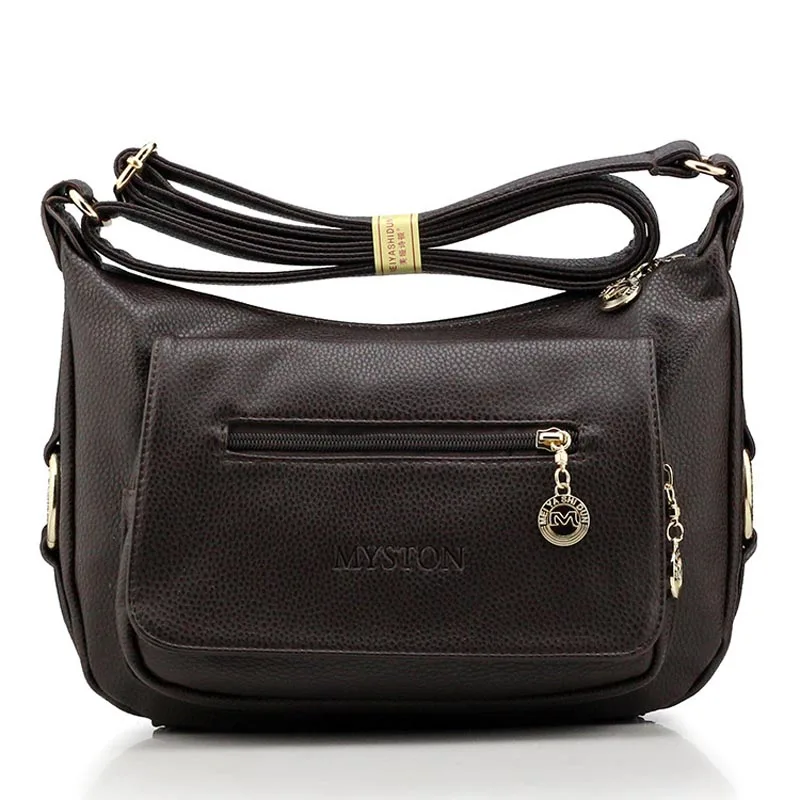 Женские кожаные сумки-мессенджеры MSYTON, на молнии, с карманом, ранец, водонепроницаемая сумка через плечо, Bolsa Feminina
