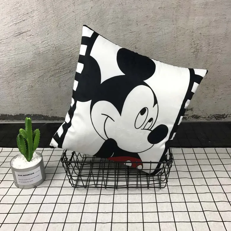 Disney Mickey Mouse Silhouettes Lumbar Throw Pillow, 18x9