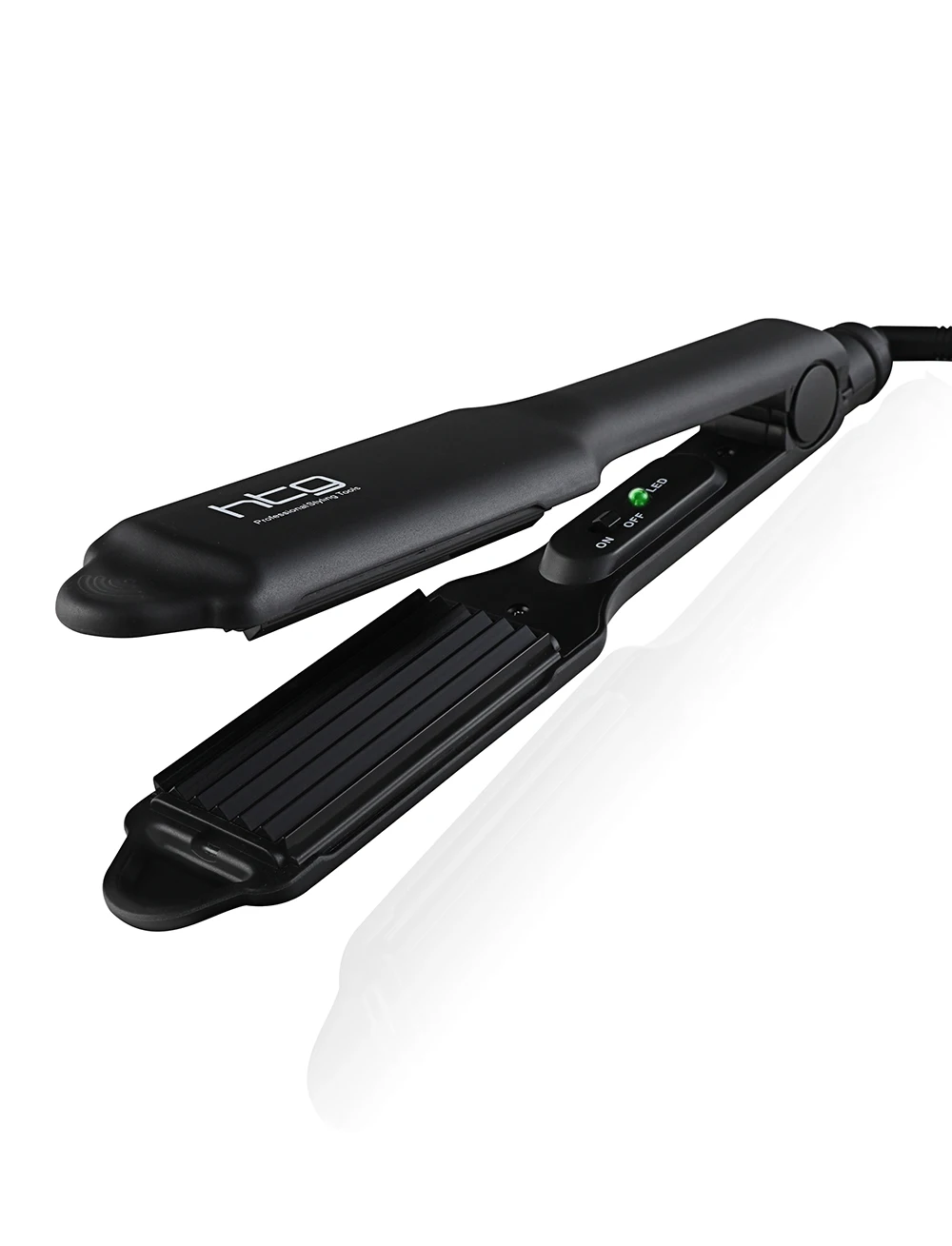 HTG Professional Crimper Ceramic Corrugated Curler Curling Iron Hair Straightening wide plates Wave Hair цена HTG Professional Crimper Ceramic Corrugated Curler Curling Iron Hair Straightening wide plates Wave Hair цены онлайн