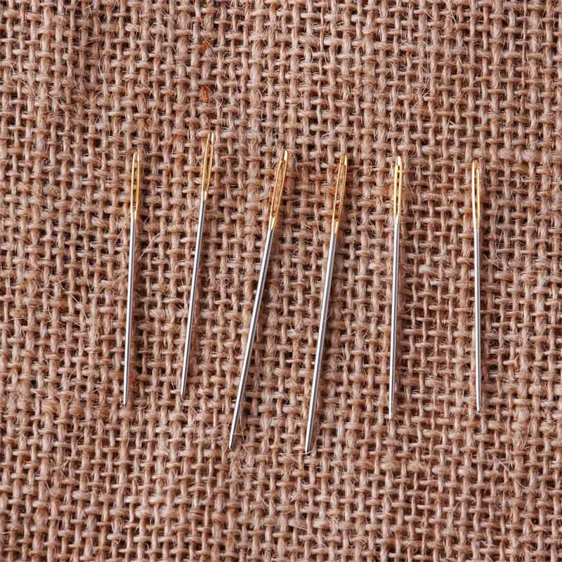 

5 sets 30pcs Sewing Needle Large-Eye Embroidery Kit Quilting Darning Tapestry Hand Crafts Sewing Tool Cross-stitch Kit