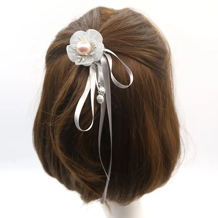 

New ribbon flower rubberband Elastic Hair bands for Women Hair Ties Girl Hair Rings Rope for hair Accessories Gum Scrunchies ZT1