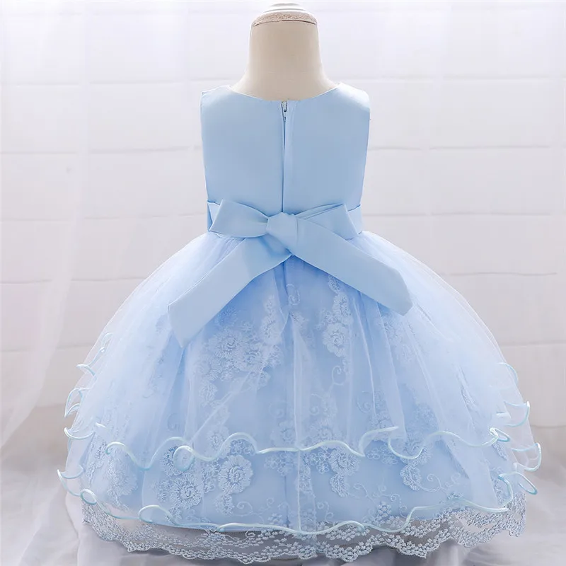 Платье для малышей от 0 до 24 месяцев до 1 года; платья для маленьких девочек на День рождения; кружевное платье принцессы для дня рождения; Vestido