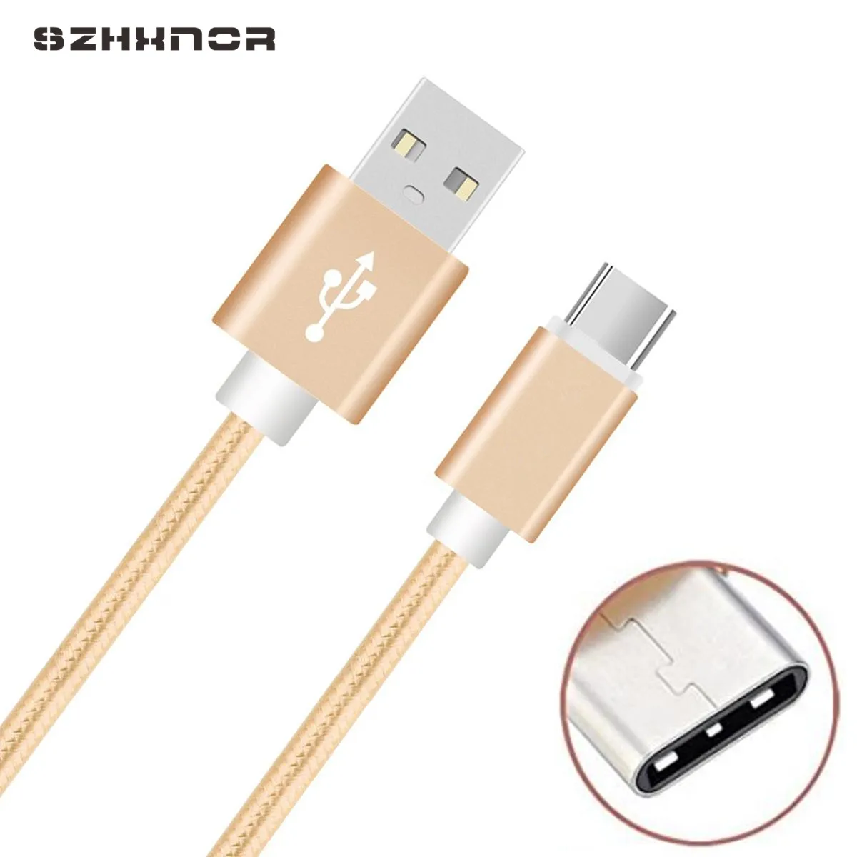 

0.25/1/2/3M long USB Type C 3.1 USB Nylon Braided Fast Charger for Huawei Mate 10 Honor 10 9 8 V8 V9 P9 P10 Plus P20 Lite pro