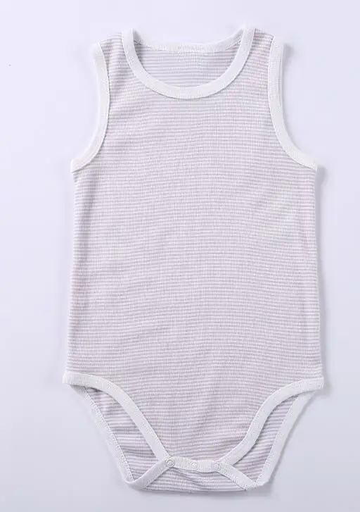 Детские ползунки Bebe Vestidos Новорожденные тело костюм летняя одежда жилет комбинезон одежда для малышей хлопок - Цвет: stripes