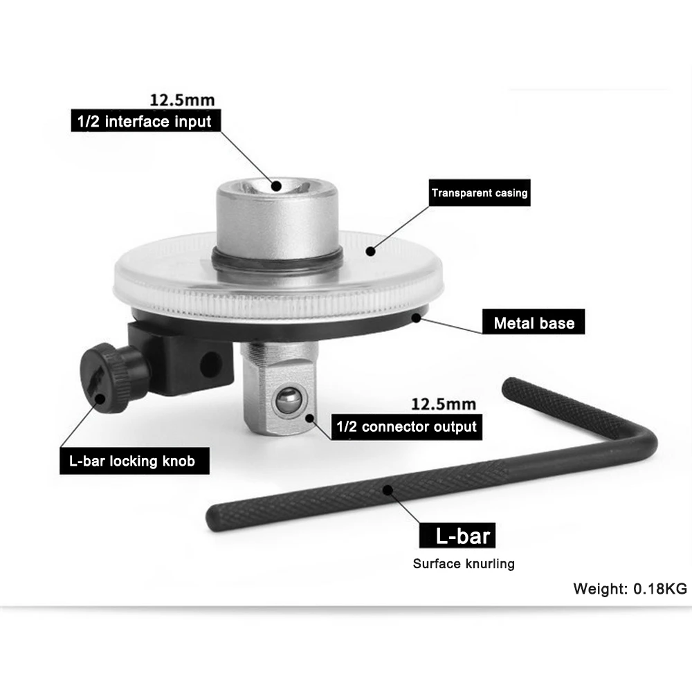 1/2 дюймов регулируемый Крутящий момент датчик угла Авто Гараж Набор инструментов для ручных инструментов гаечный ключ профессиональный авторемонт механик DIY
