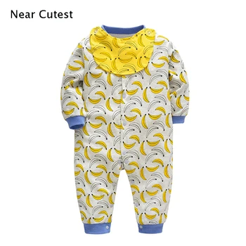 

Near Cutest 2pcs/set Fashion Baby Bodysuits Infant Jumpsuit Long Sleeve Baby Clothing Set Baby Girl Boy Clothes