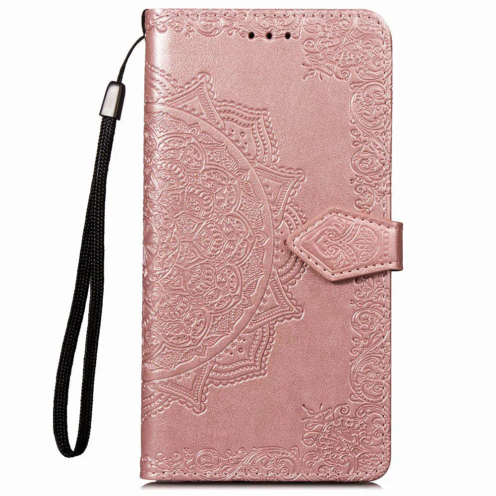 Откидная крышка для Meizu Note 9 чехол кожа полиуретан чехол для смартфона кошелек Капа на Funda Meizu Note 6 9 5S Чехол Мягкий силиконовый чехол - Цвет: Розовый