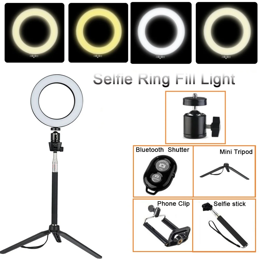 Tycipy Selfie Studio Ring Light LED Photography Photo