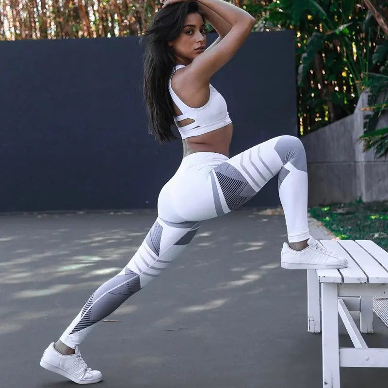 

2019 Women sexy modis leggins Printed Fitness Slim Workout Leggings Trousers For Women Fashion push up Sporting Pants Legging