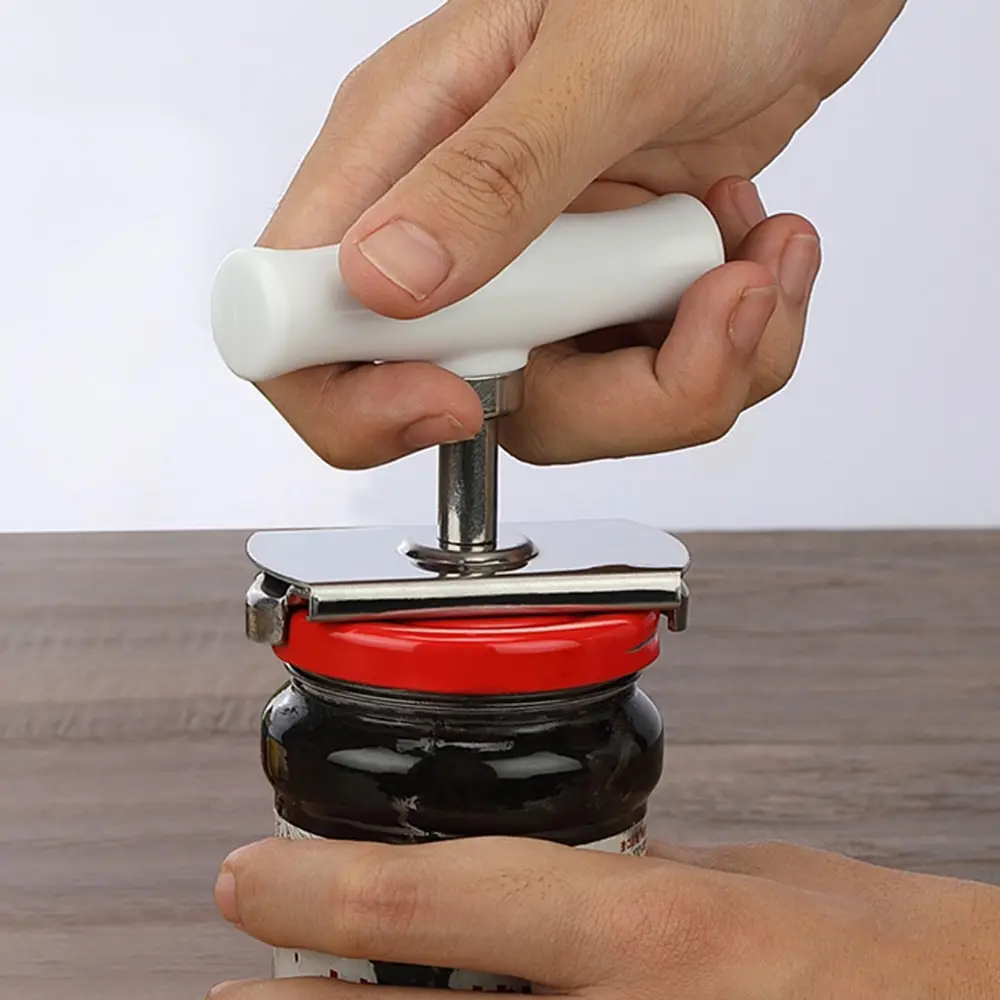 

Stainless Steel Adjustable Twist Jar Opener Spiral Can Seal Lid Remover Twist Off Screw Tool