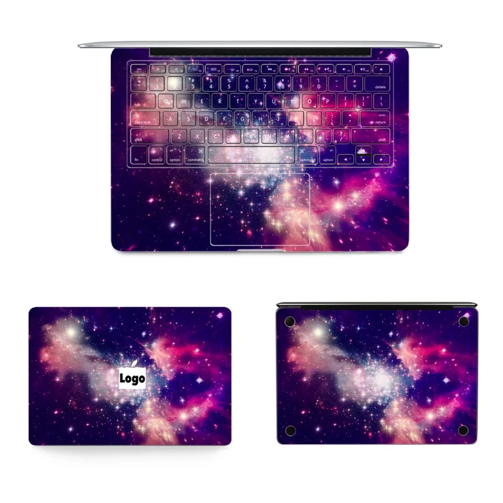 2016 Hot Laptop Skins Vinyl Decal Top Bottom Keyboard Full 3D Print