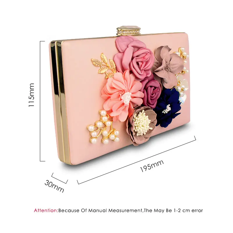 White Appliques Pearl Women Evening Clutch Bags Minaudiere Lady Wedding Party Bride Purses Handbag Shoulder Luxury Hand Bags