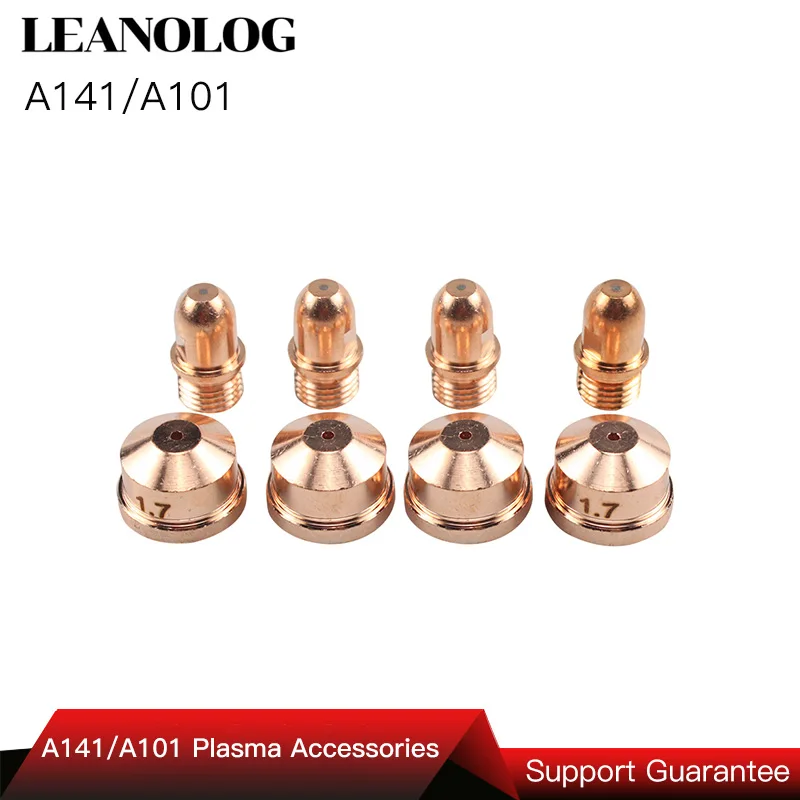Non-original A141 Plasma Torch Consumables Kit 4pcs Cutting Electrode Nozzle Tip Shield PR0101 PD0101 PC0101 PE0101 CV0011