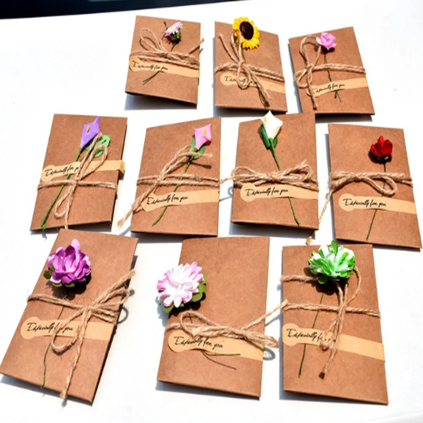 50 pacoteslote Adorável DIY Flores Secas Especialmente