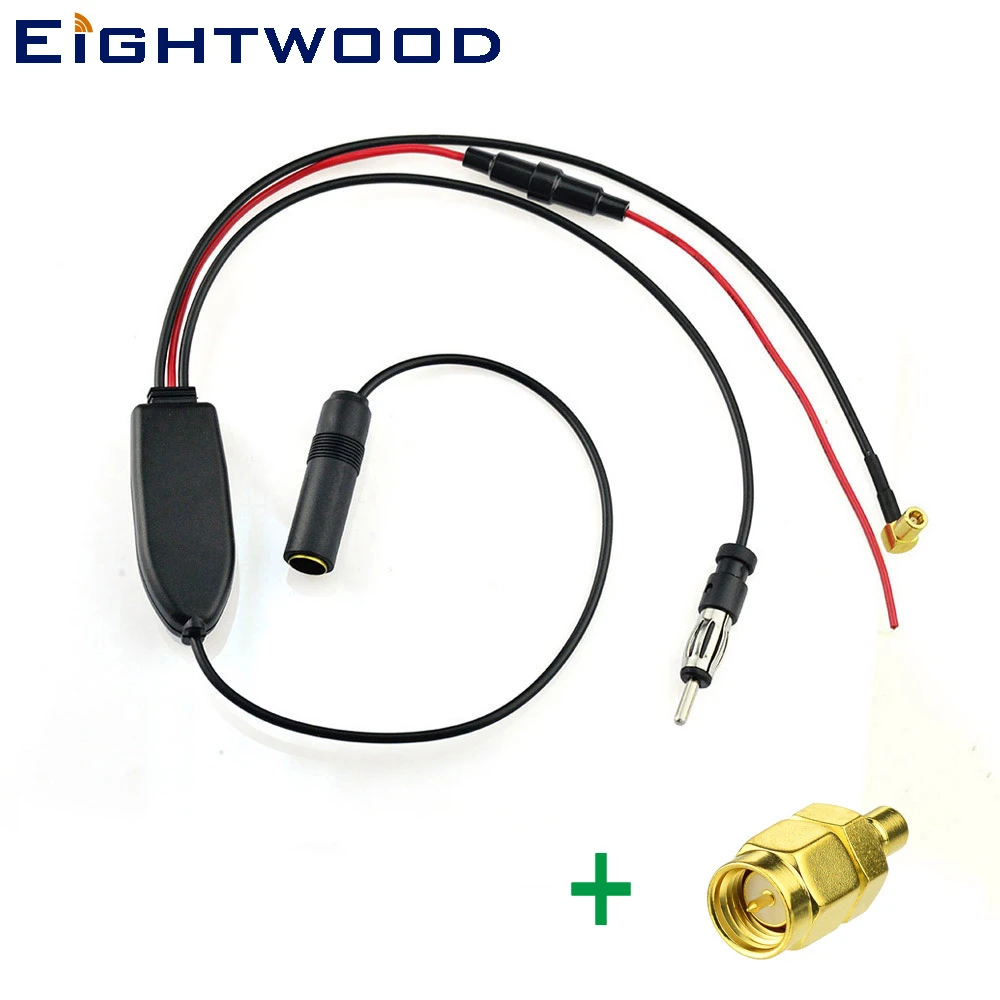 Eightwood Conversion Fm Am To Dab Dab Fm Am Car Radio Antenna Converter Splitter Amplifier With Smb Male To Sma Male Connector Connector Car Radio Car Radio Connectorfm Splitter Aliexpress
